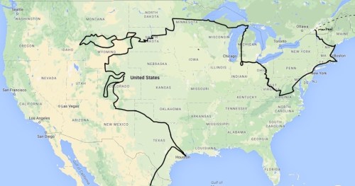 Just over 32,000 miles or 51,000 kms, 34 countries and 14 months