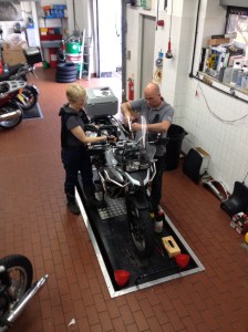 Bike maintenance with North Oxford BMW