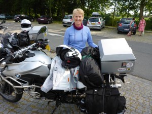 Day 1 - taking a break on our way to Anthony's cousin in Belgium 