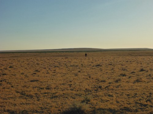 It's a long walk to the toilet