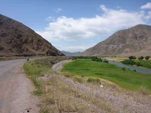 On our back road loop from Balykchy, Kyrgyzstan