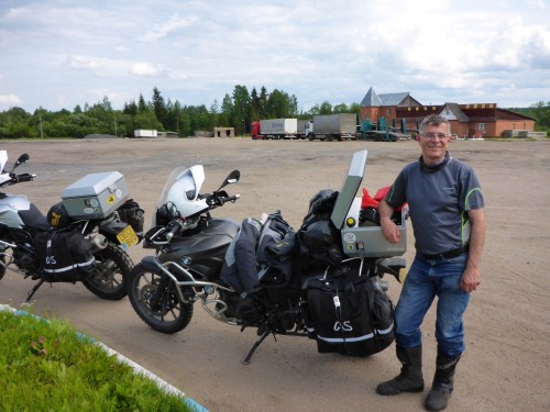 Quick pit stop on our way to Moscow