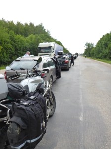 Little did we know when we arrived 25th in line in the Latvia/Russia border that it would take us 7 hours to get through