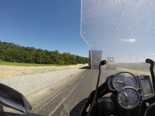 Those deep parallel groves are so unnerving on off-road tyres