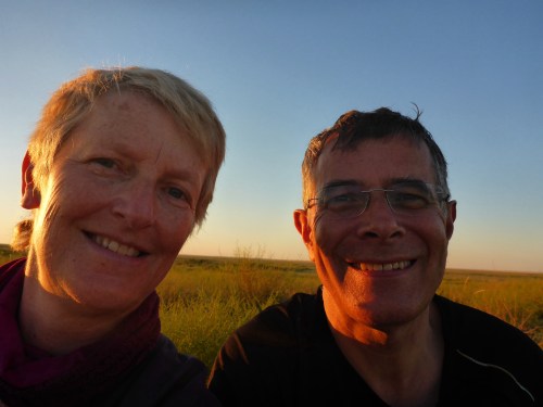 We are finally camping - feeling happy