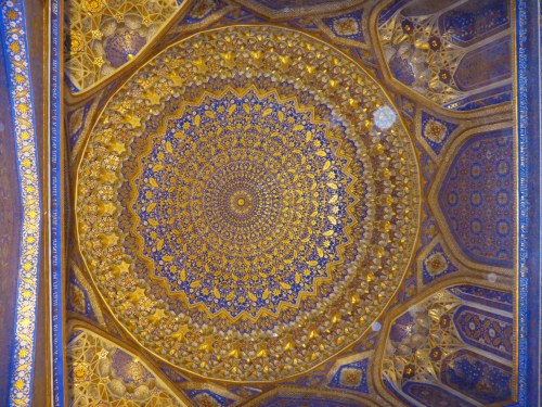 Tilya-Kori madrasah, Registan, Samarkand, Uzbekistan