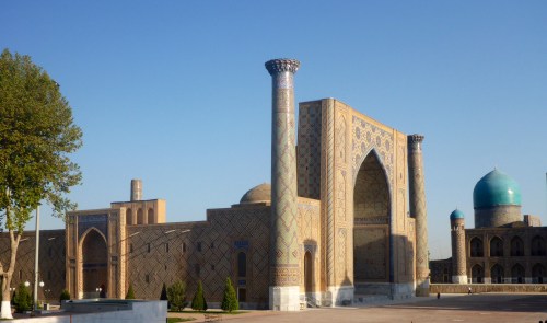 Ulugh-Beg madrasah, Registan, Samarkand, Uzbekistan