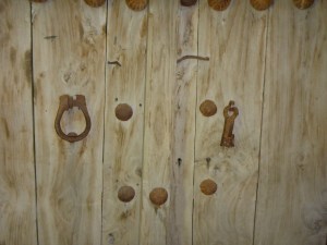 Female and male door knockers, Isfahan, Iran