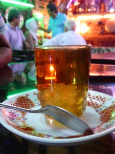 Iranian tea with just a bit of sugar