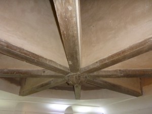 Under Dolat Abad's bagdir (wind tower), Yazd, Iran