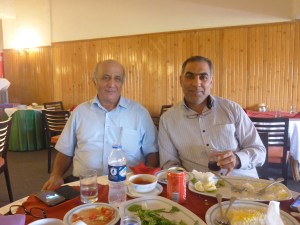 Reza with a friend, Banda Abbas, Iran
