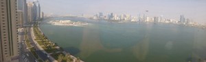 View from our lounge in Sharjah