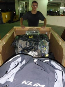 Storm is all packed up