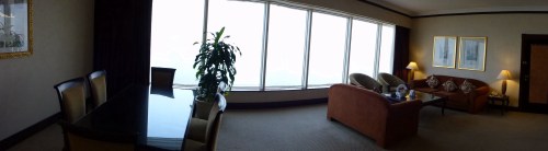 The lounge and dining room of our 117 sqm apartment - thank you Anastasia