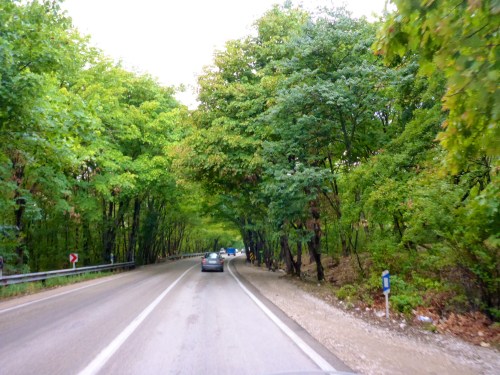 Beautiful road from Chesmeh to Tang Rah, before Minu Dasht, Iran