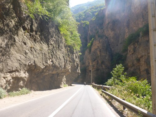 The ever changing scenery along the Chalus road, Iran