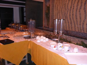 Buffet breakfast - not quite!