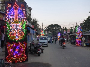 Light display for Diwali in Guwahati