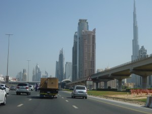 Off go the bikes to Dubai airport