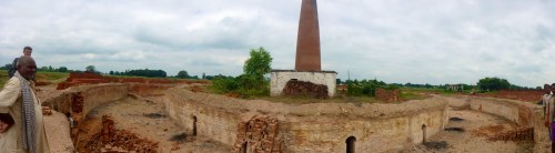 Brick kiln, India