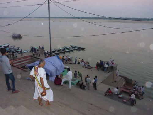 Ghat to the Ganges, Varanasi, India