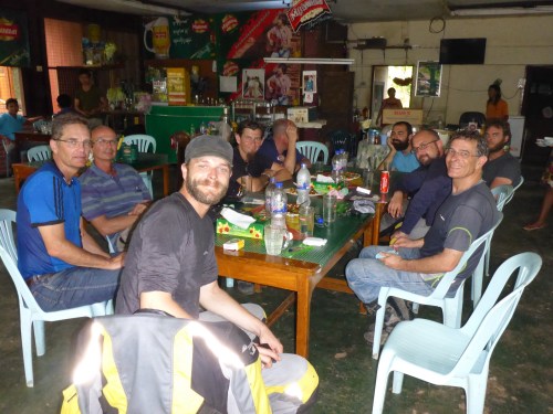 Our last meal in Myanmar at Kawkareik