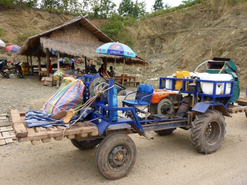Ingenious Laos goods carrier
