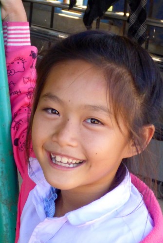 Young Lao girl in Kasi