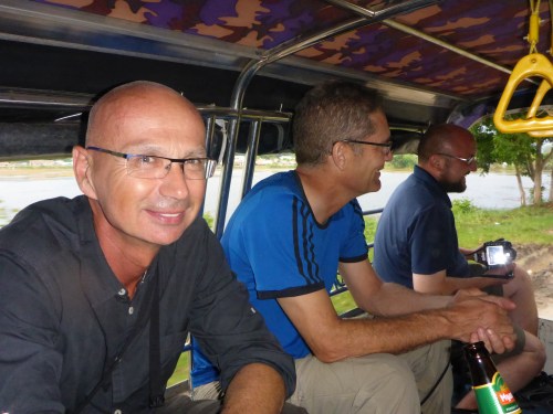 We are off to Taunggyi fire balloon festival, Myanmar - Garth, Kristjan and Rolfe