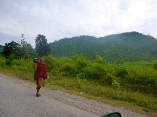 Myanmar monk