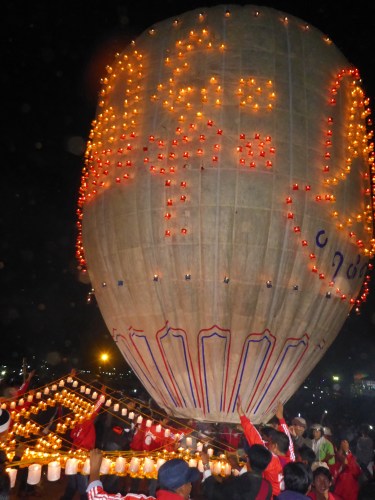 Taunggyi fire balloon festival, Myanmar