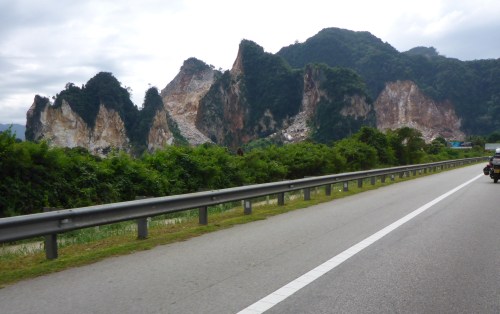 Such horrific quarrying - earth seemed to scream in pain, Malaysia