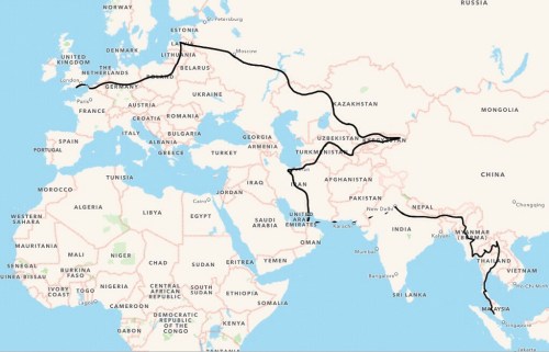 Verwood, UK to Kuala Lumpur, Malaysia - 21,500kms and 20 countries in 6 months