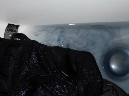 Dye still running out of Anne's gloves