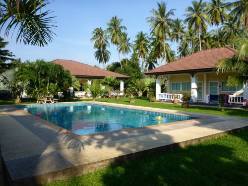 Our guesthouse at Bang Saphan, Thailand