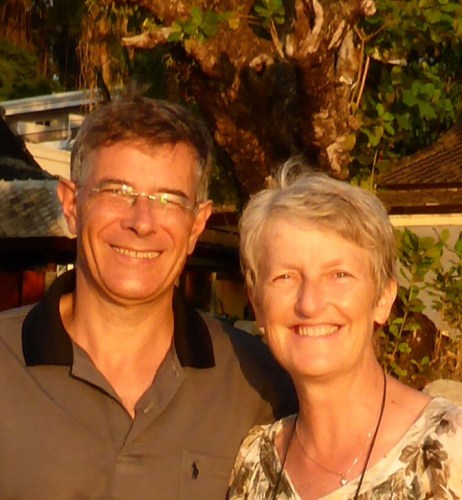 Enjoying a beach sunset, Khao Lak