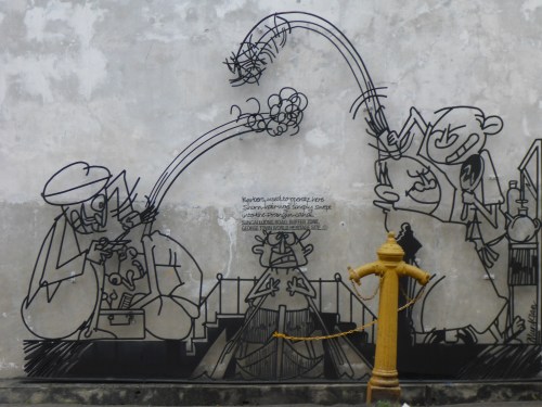 Shorn Hair sculpture, George Town, Penang