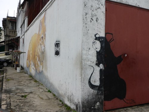 The Rat was painted after Skipyy - George Town, Penang