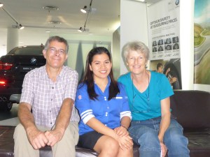 Angelene from BMW KL brought green tea in just for us