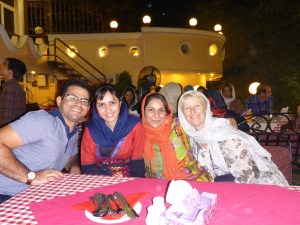 Fariba, her brother and sisters took us out for dinner in Tehran