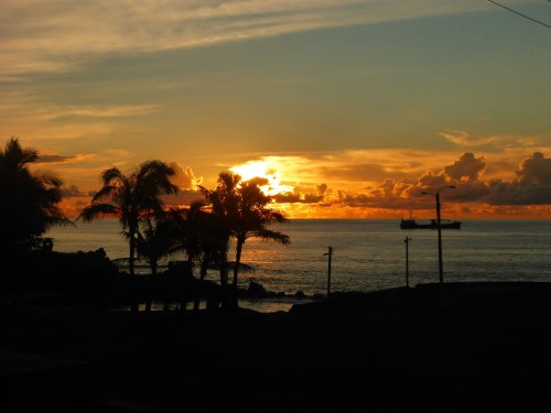 Sunset at Hanga Roa