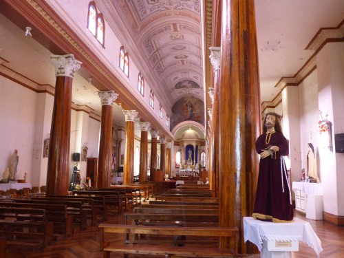 Inside the Iglesia Inmaculada Conception in Vicuña