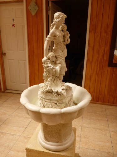 Outside our hotel room in Chañaral