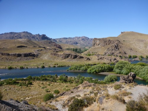 Rio Limay an hour out of Bariloche on the RN 37 