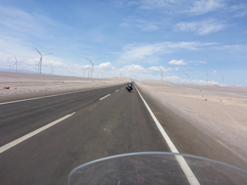 More windfarms means more wind on our way to San Pedro de Atacama