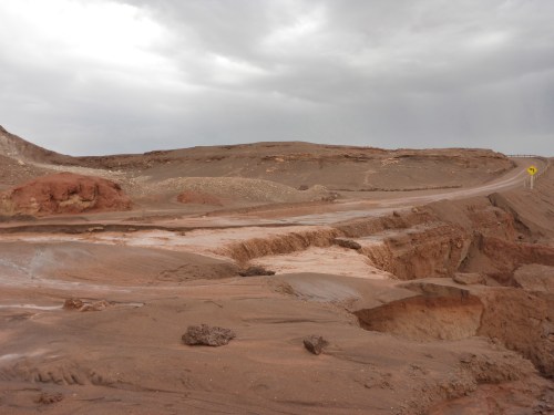 This is our little obstacle in the Valle de la Luna