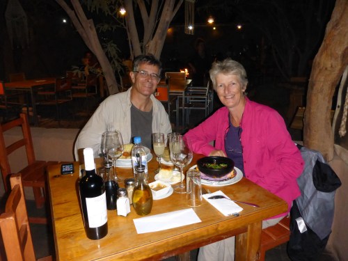 A great meal out at San Pedro de Atacama
