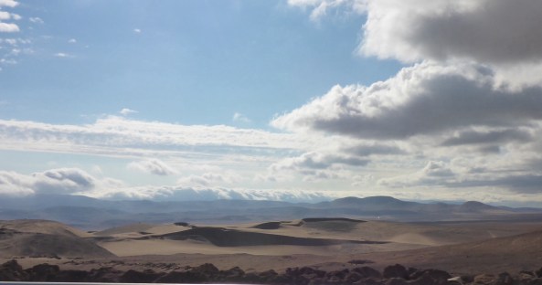 Coastal clouds south of Iquique