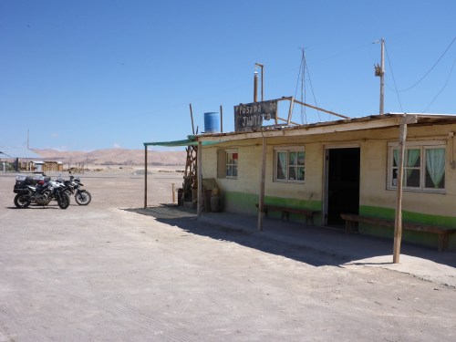 Where we stopped for lunch - chicken is out so it was only boiled rice and fresh tomatoes - nice change from canned tuna and dry crackers