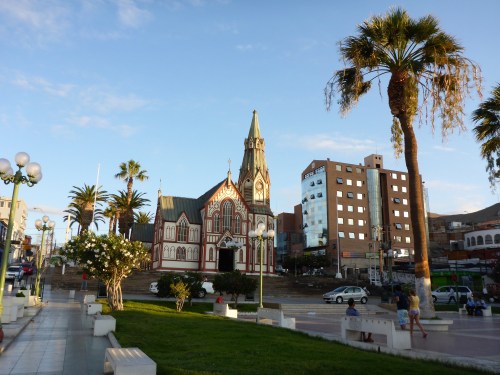 San Marcos de Arica church designed by Gustave Eiffel